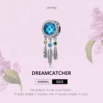 Charms Typu Pandora Szafirowy łapacz snów - SCC1384