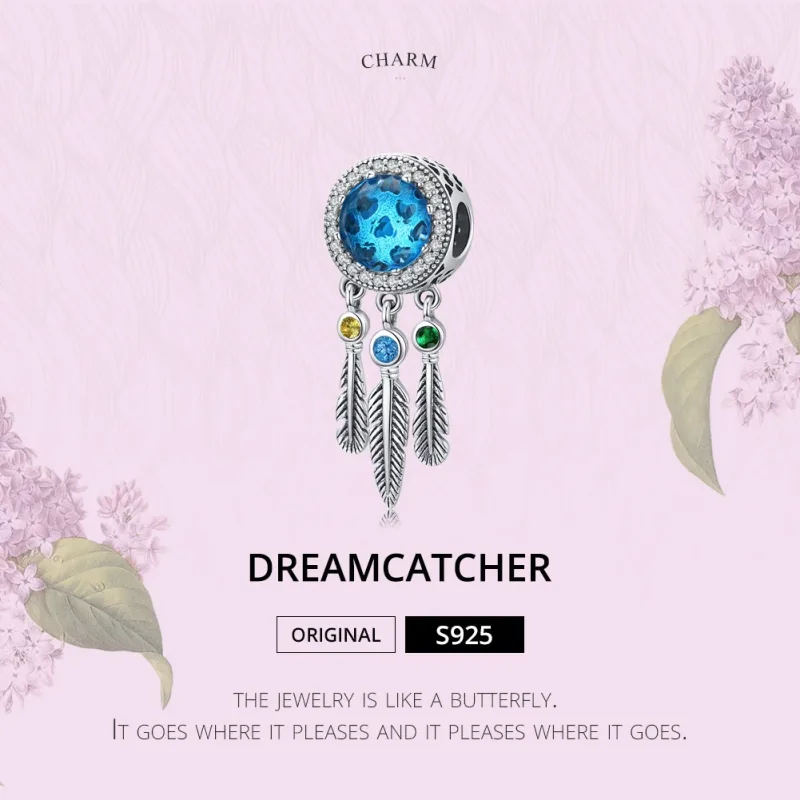(zdjęcie do) Charms Typu Pandora Szafirowy łapacz snów - SCC1384 - Wyświetl 6