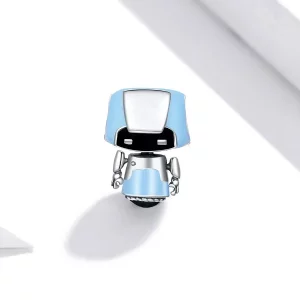 Charms Typu Pandora Szafirowy Robot - SCC1773