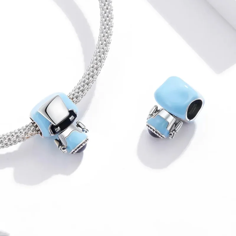(zdjęcie do) Charms Typu Pandora Szafirowy Robot - SCC1773 - Wyświetl 3