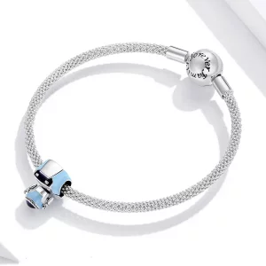 Charms Typu Pandora Szafirowy Robot - SCC1773