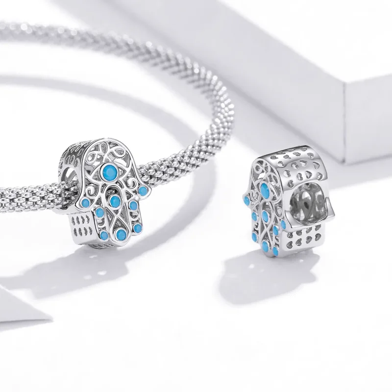 (zdjęcie do) Charms Typu Pandora Szczęśliwa ręka - SCC1757 - Wyświetl 4