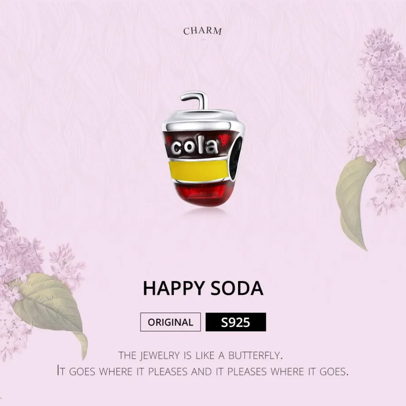 (zdjęcie do) Charms Typu Pandora Szczęśliwa Soda - SCC1828 - Wyświetl 6