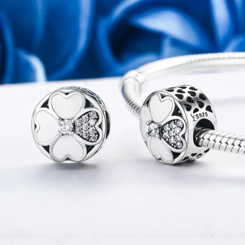 (zdjęcie do) Charms Typu Pandora Szczęśliwe płatki - SCC250 - Wyświetl 4