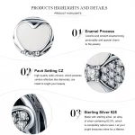 Charms Typu Pandora Szczęśliwe płatki - SCC250