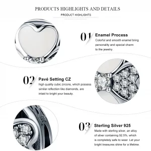 Charms Typu Pandora Szczęśliwe płatki - SCC250