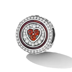 Charms Typu Pandora Szczęśliwe serce - BSC620