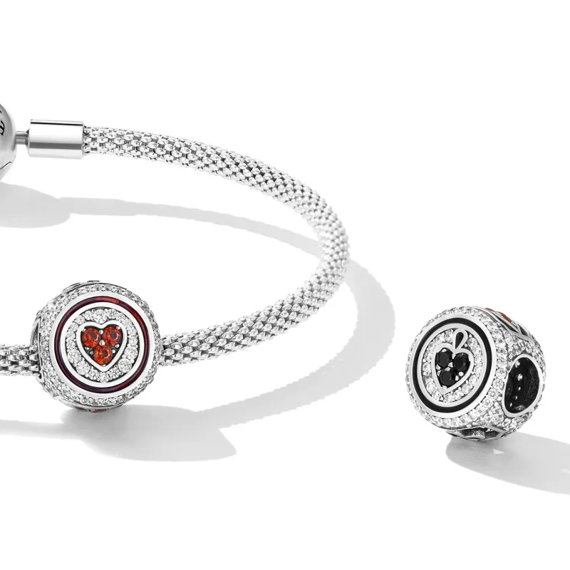 (zdjęcie do) Charms Typu Pandora Szczęśliwe serce - BSC620 - Wyświetl 4