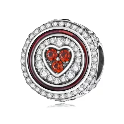 Charms Typu Pandora Szczęśliwe serce - BSC620