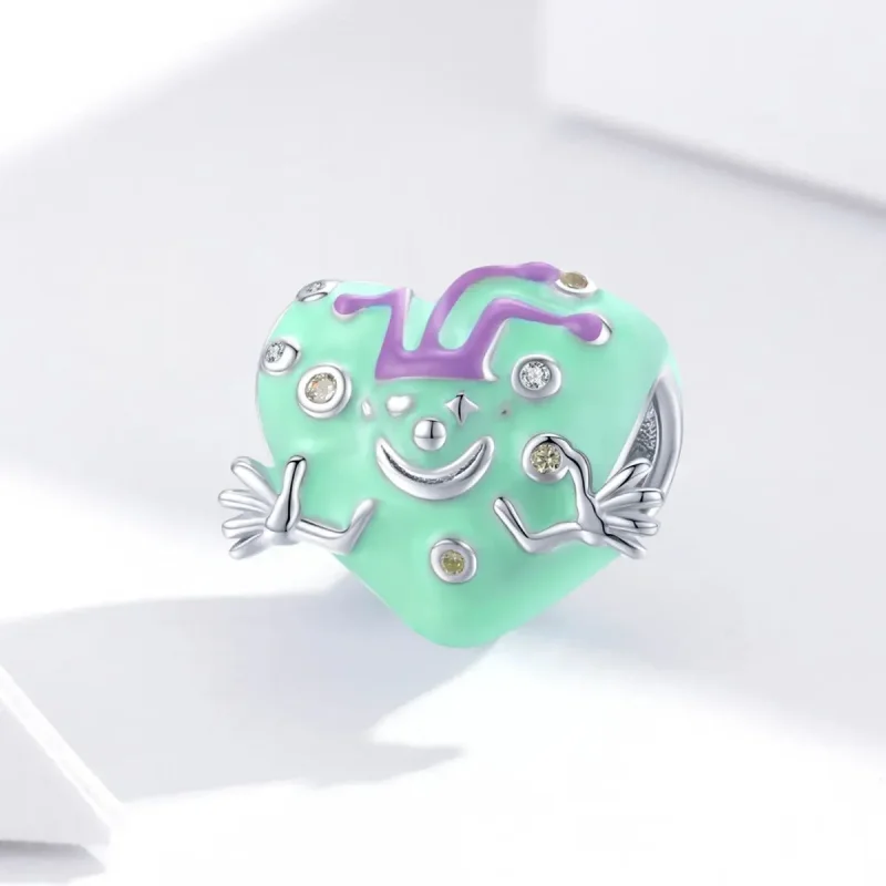 (zdjęcie do) Charms Typu Pandora Szczęśliwy klaun - BSC292 - Wyświetl 3