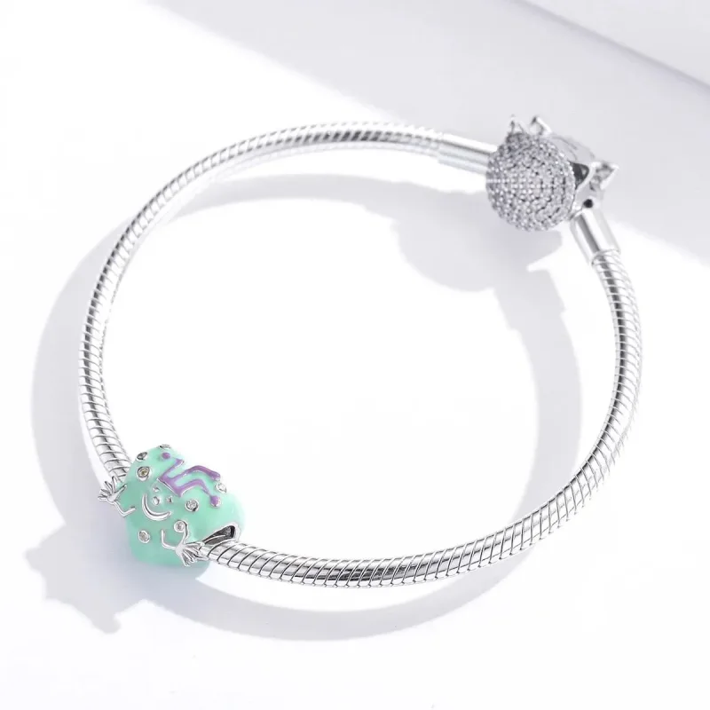 (zdjęcie do) Charms Typu Pandora Szczęśliwy klaun - BSC292 - Wyświetl 4