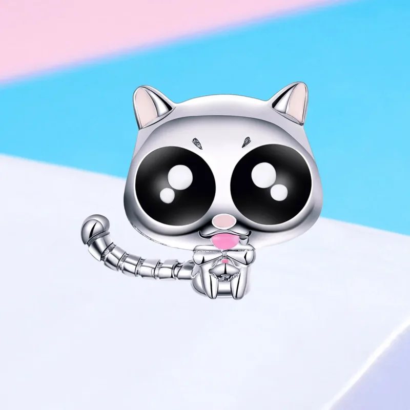(zdjęcie do) Charms Typu Pandora Szczęśliwy kot - BSC055 - Wyświetl 2