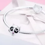 Charms Typu Pandora Szczęśliwy kot - BSC055