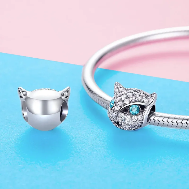 (zdjęcie do) Charms Typu Pandora Szczęśliwy kotek - SCC1131 - Wyświetl 3