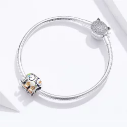 Charms Typu Pandora Szczęśliwy słoń - BSC095