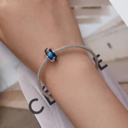 Charms Typu Pandora Szkło Gwiaździste Niebo - BSC682