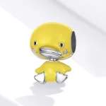 Charms Typu Pandora Żółta Kaczka - SCC1501