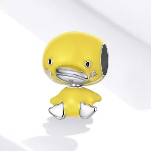 Charms Typu Pandora Żółta Kaczka - SCC1501