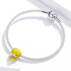 Charms Typu Pandora Żółta Kaczka - SCC1501