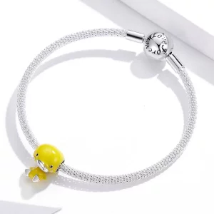 Charms Typu Pandora Żółta Kaczka - SCC1501