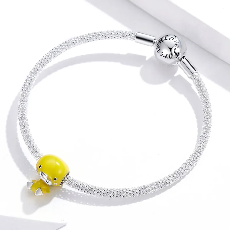 (zdjęcie do) Charms Typu Pandora Żółta Kaczka - SCC1501 - Wyświetl 3