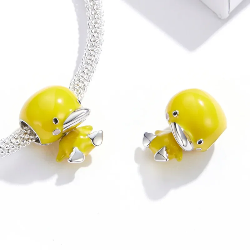 (zdjęcie do) Charms Typu Pandora Żółta Kaczka - SCC1501 - Wyświetl 4
