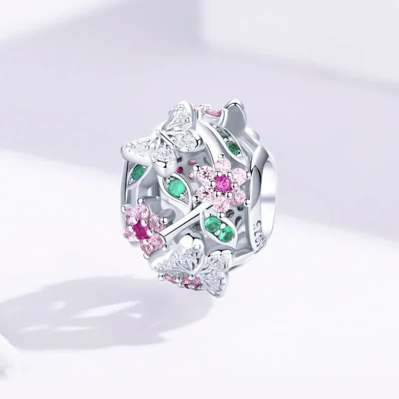 (zdjęcie do) Charms Typu Pandora Tańczący motyl - BSC116 - Wyświetl 2