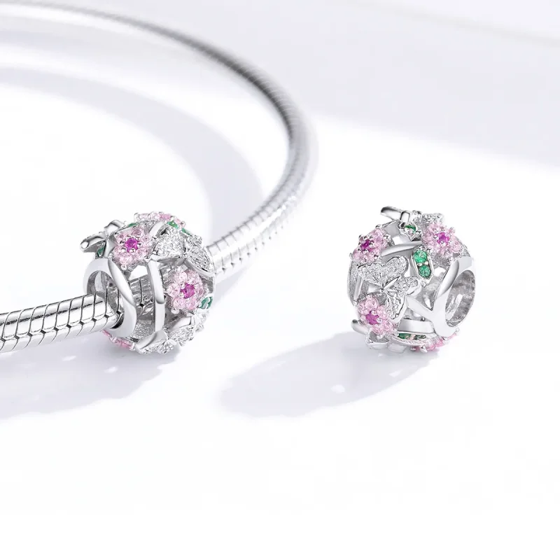 (zdjęcie do) Charms Typu Pandora Tańczący motyl - BSC116 - Wyświetl 4