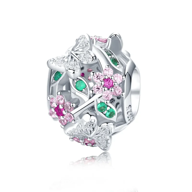 (zdjęcie do) Charms Typu Pandora Tańczący motyl - BSC116 - Wyświetl 5