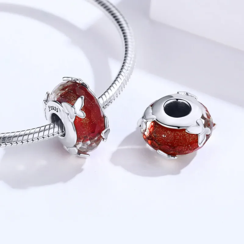 (zdjęcie do) Charms Typu Pandora Tańczący motyl - SCC1256 - Wyświetl 4