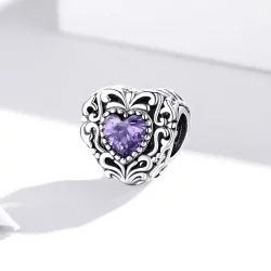 Charms Typu Pandora Tajemnicze serce - SCC1929