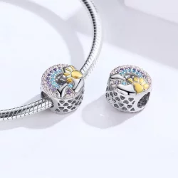 Charms Typu Pandora Tęcza i słońce - SCC1255