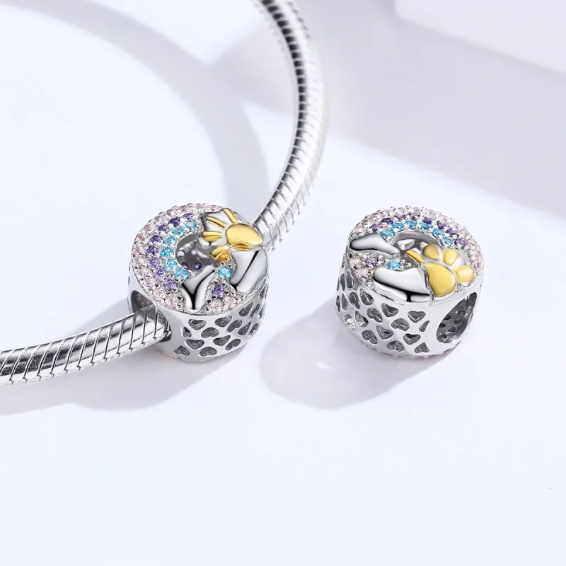(zdjęcie do) Charms Typu Pandora Tęcza i słońce - SCC1255 - Wyświetl 4