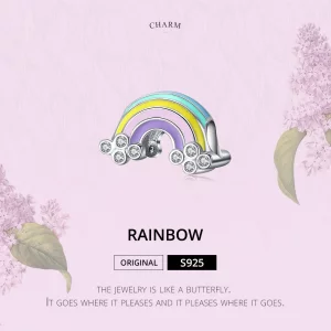 Charms Typu Pandora Tęcza - SCC1425