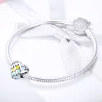 Charms Typu Pandora Tęczowe Serce - SCC902