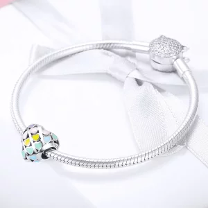Charms Typu Pandora Tęczowe Serce - SCC902