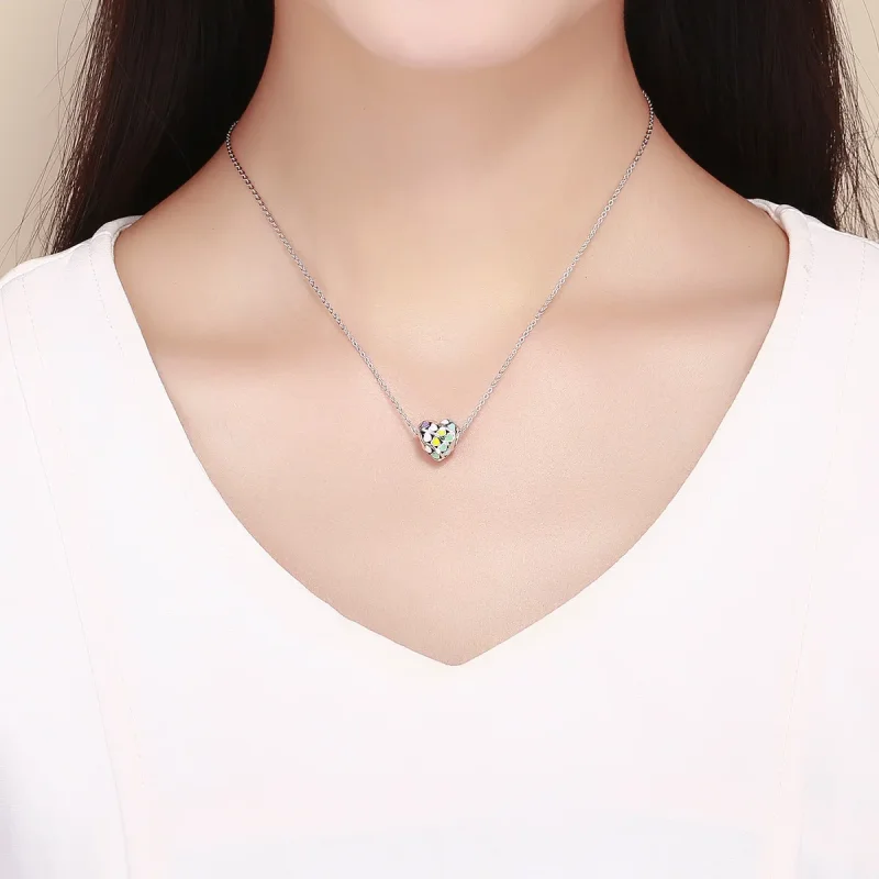 (zdjęcie do) Charms Typu Pandora Tęczowe Serce - SCC902 - Wyświetl 5