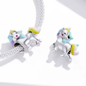 Charms Typu Pandora Tęczowy Koń - SCC1500