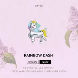 Charms Typu Pandora Tęczowy Koń - SCC1500