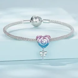 Charms Typu Pandora Tęczowy lizak - SCC2391