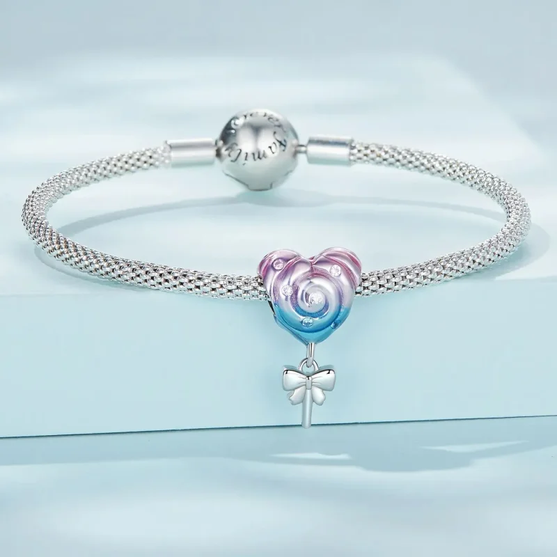 (zdjęcie do) Charms Typu Pandora Tęczowy lizak - SCC2391 - Wyświetl 3