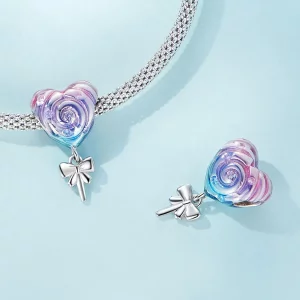 Charms Typu Pandora Tęczowy lizak - SCC2391