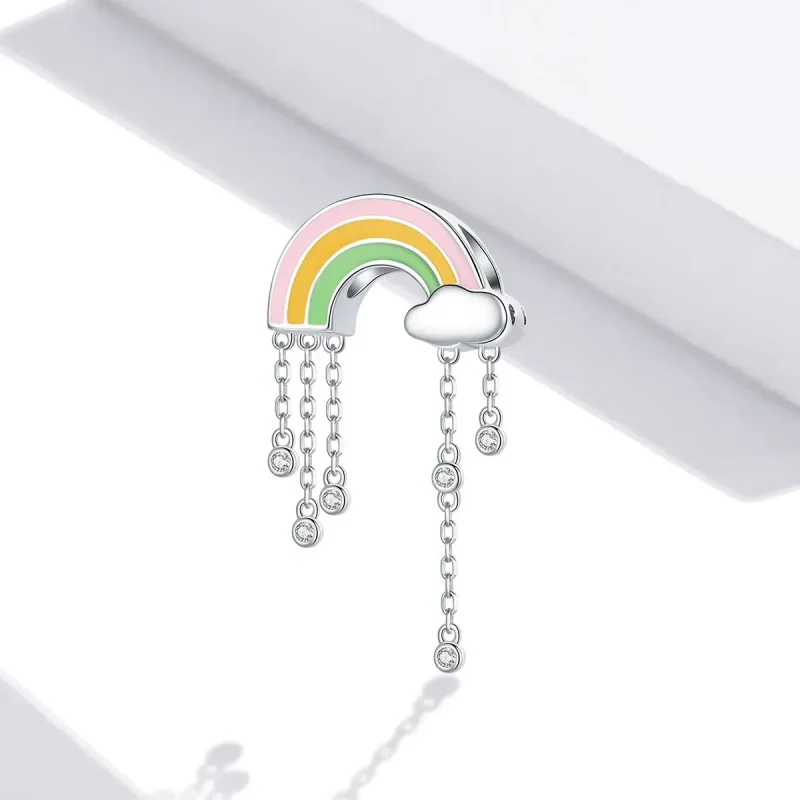 (zdjęcie do) Charms Typu Pandora tęczowy uśmiech - BSC418 - Wyświetl 2