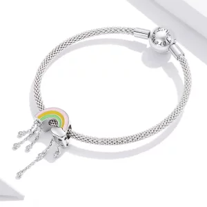 Charms Typu Pandora tęczowy uśmiech - BSC418