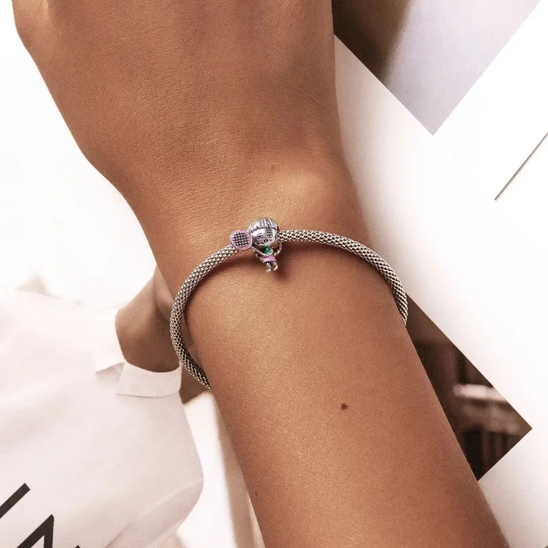 (zdjęcie do) Charms Typu Pandora Tenisowa dziewczyna - SCC2051 - Wyświetl 5