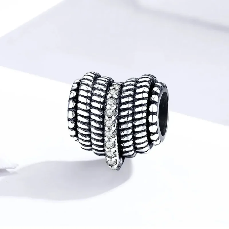 (zdjęcie do) Charms Typu Pandora Tkanie serca - SCC1470 - Wyświetl 2