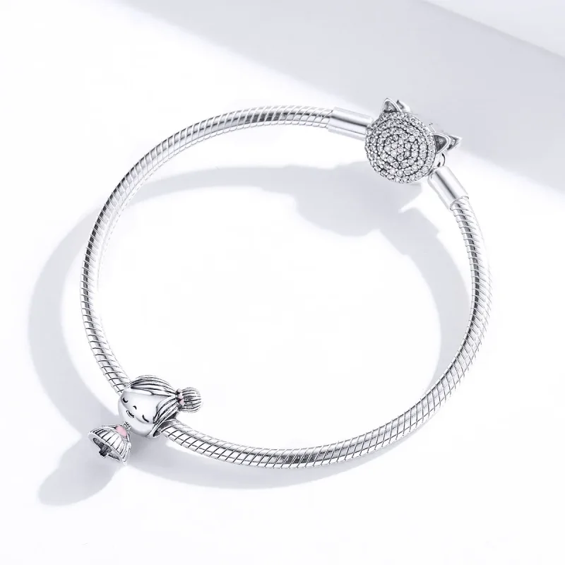 (zdjęcie do) Charms Typu Pandora To dziewczyna - SCC1335 - Wyświetl 3