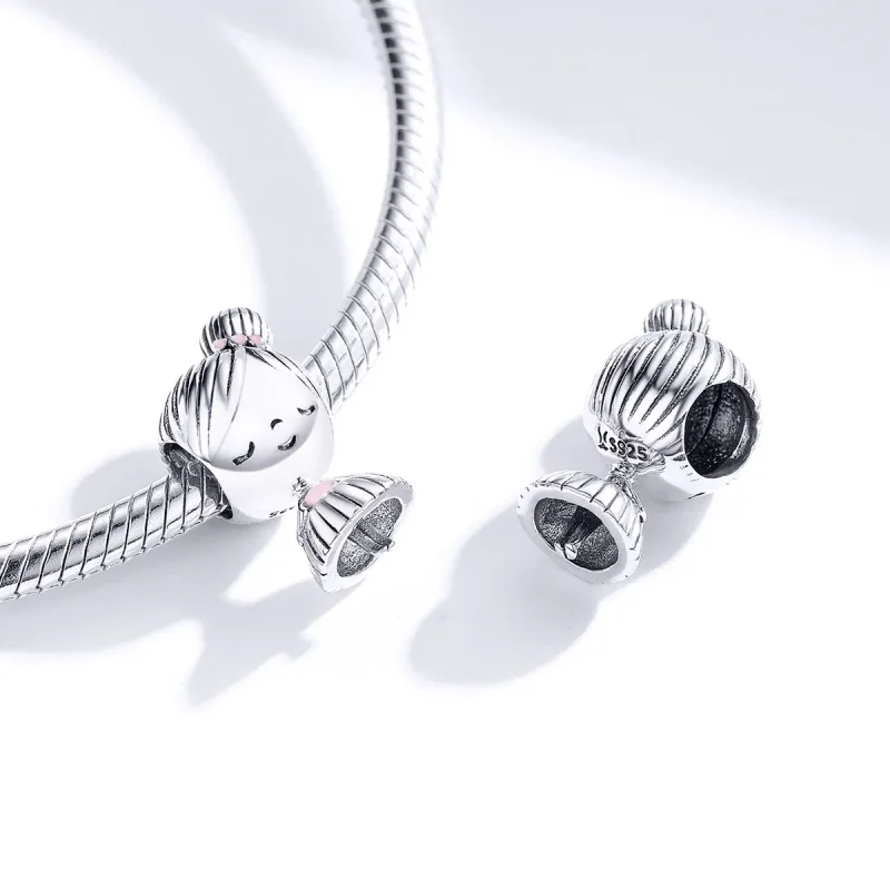 (zdjęcie do) Charms Typu Pandora To dziewczyna - SCC1335 - Wyświetl 4