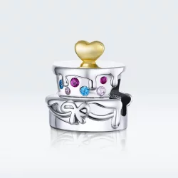 Charms Typu Pandora Tort weselny - BSC267