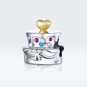 Charms Typu Pandora Tort weselny - BSC267